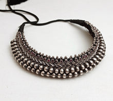 SILVER LAKSHMI COIN NECKALCE
