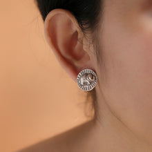SILVER ELEPHANT STUDS