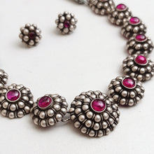 RED STONE NECKLACE SET