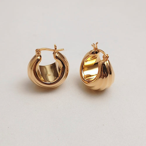 GOLD PLATED THICK BALI