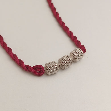 SILVER RAKHIS