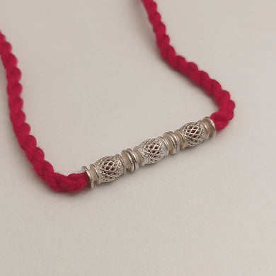 SILVER RAKHIS