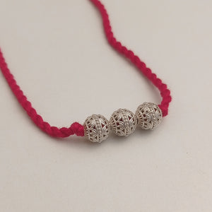 SILVER RAKHIS