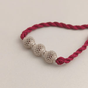 SILVER RAKHIS