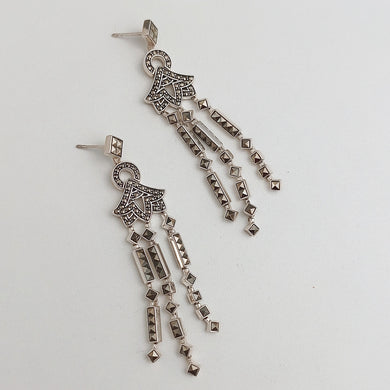 VICTORIAN MARCASITE DANGLERS